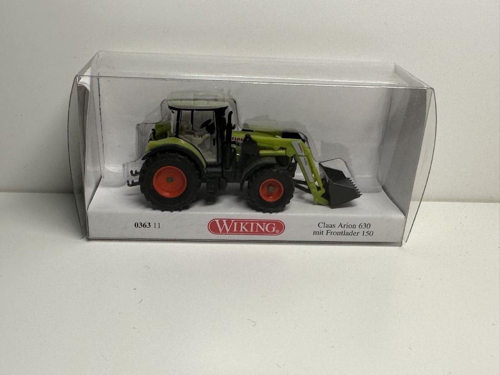 Tracteur Agricole CLAAS ARION 630 1/87 HO WIKING Neuf+Boite, Ophalen of Verzenden, Nieuw, Hijskraan, Tractor of Landbouw, Wiking