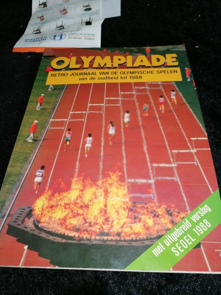 Boek Olympiade Olympische spelen, Ophalen of Verzenden