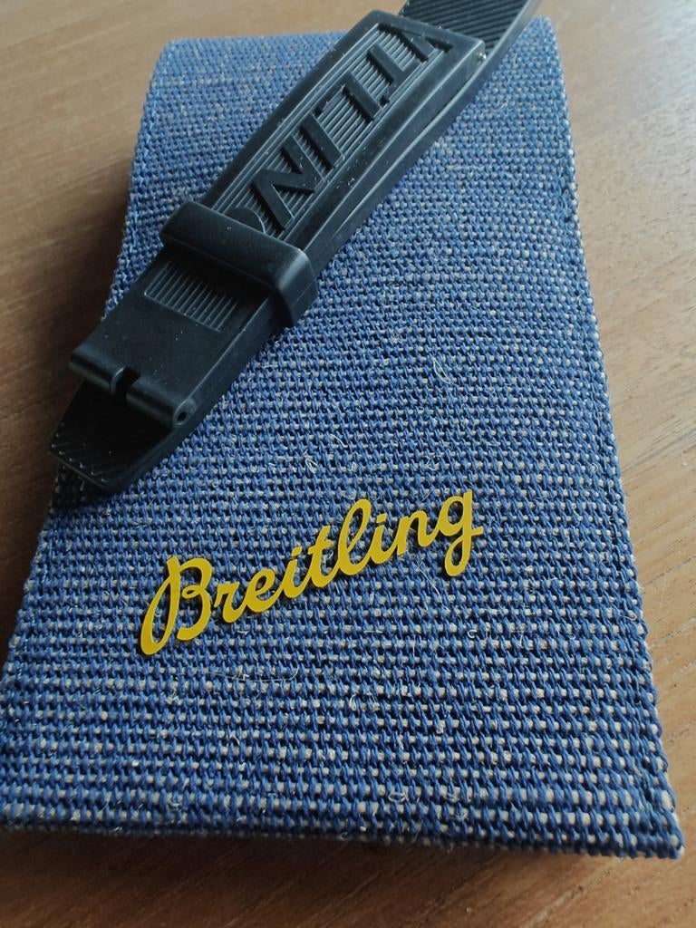 OMEGA - BREITLING horlogeband 100% ORIGINEEL, Ophalen of Verzenden, Zo goed als nieuw, Breitling