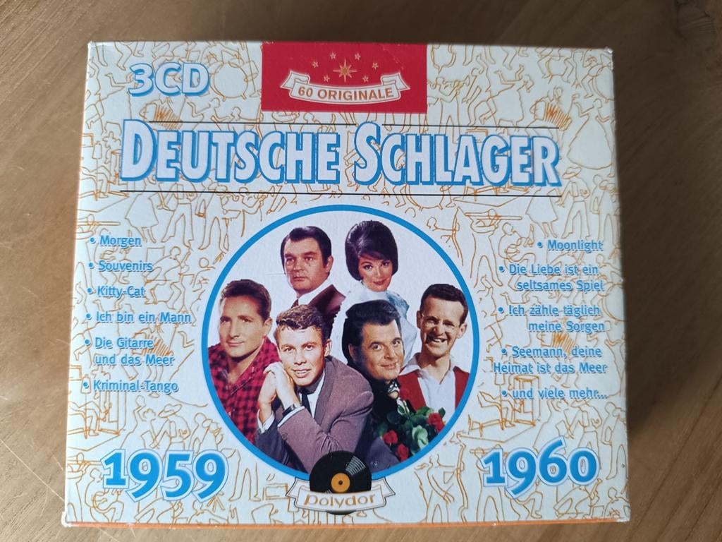 Deutsche Schlager 1959/1960 3 cd's, Ophalen of Verzenden, Zo goed als nieuw