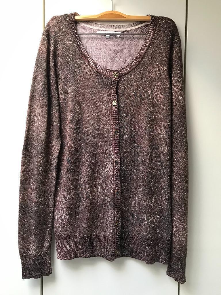 Gilet violet boutonné et pailleté Lola & Liza - Taille 44 *, Vêtements | Femmes, Taille 42/44 (L), Enlèvement ou Envoi, Lola & Liza