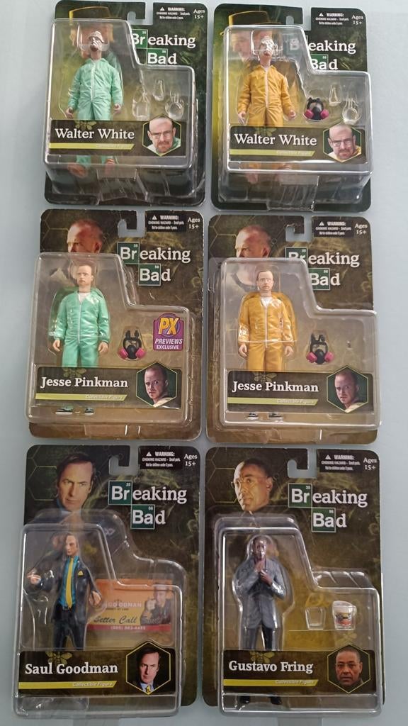 Breaking Bad actiefiguren - nieuw!, Ophalen of Verzenden, Nieuw, Actiefiguur of Pop