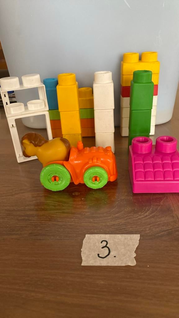 Clementoni clemmy Plus zachte blokken kleiner model. Zak 3/6, Enfants & Bébés, Jouets | Jouets en bois, Utilisé, Enlèvement