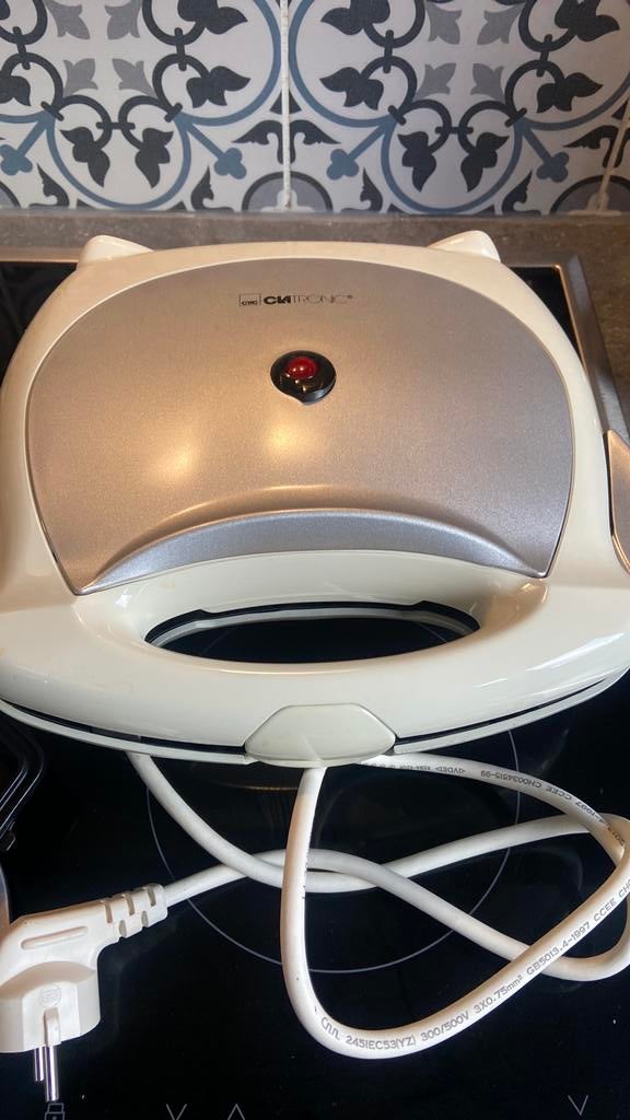Appareil à croque monsieur Ciatronic Neuf, Ophalen, Uitneembare platen, Nieuw