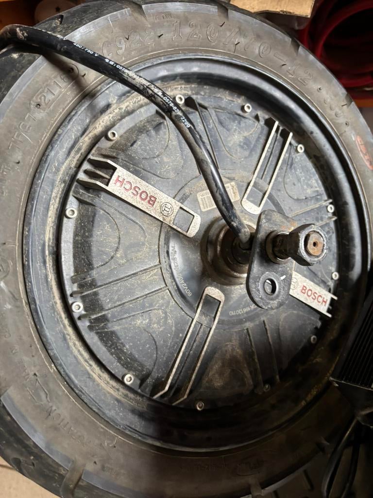 Nou bosch motor, Ophalen