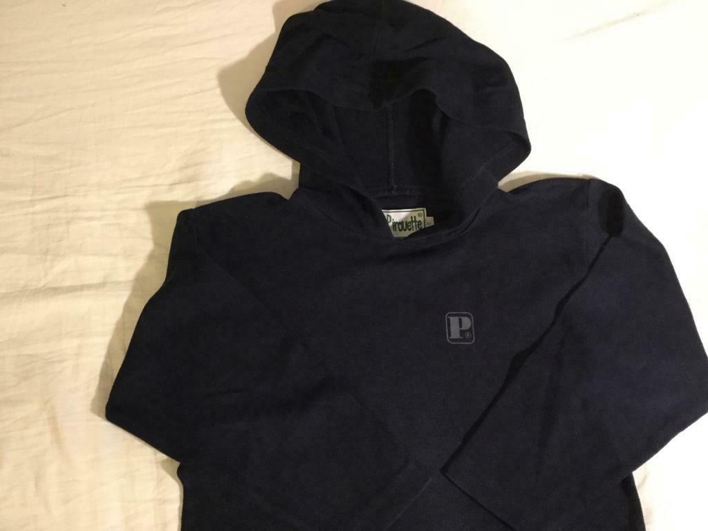 Tshirt, longsleeves, kap, donkerblauw maat 116, Ophalen of Verzenden, Gebruikt, Pirouette, Shirt of Longsleeve