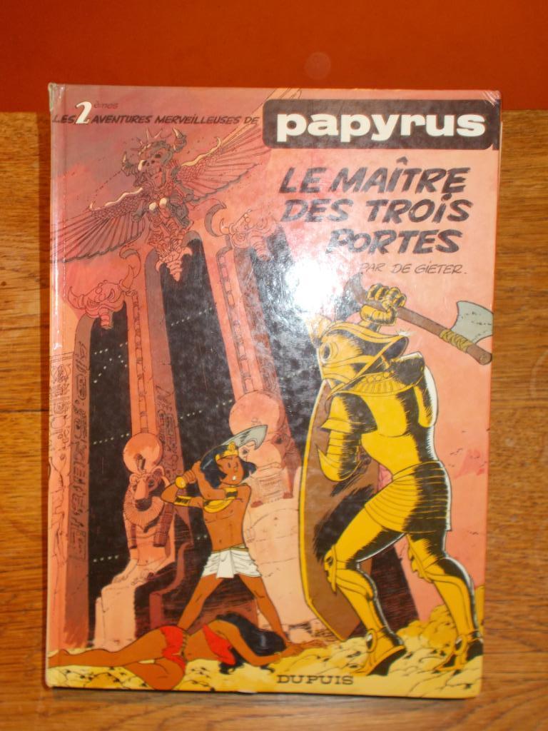 Lot de 2 BDs Papyrus T2 et T6, De Gieter, Enlèvement ou Envoi, Série complète ou Série, Utilisé