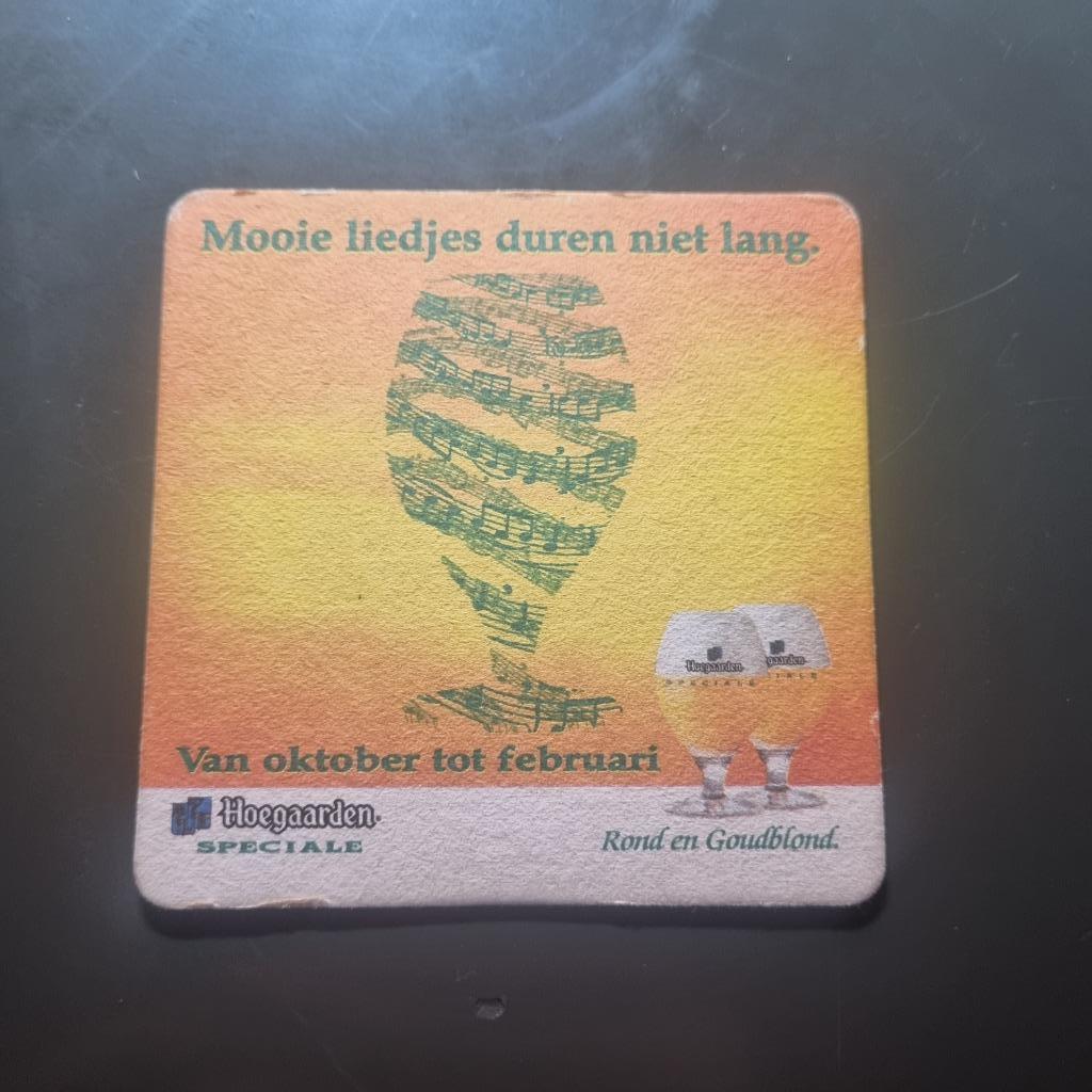 Sous Bock Hoegaarden Speciale (modèle 2), Verzamelen, Biermerken, Ophalen of Verzenden, Gebruikt, Viltje(s), Overige merken