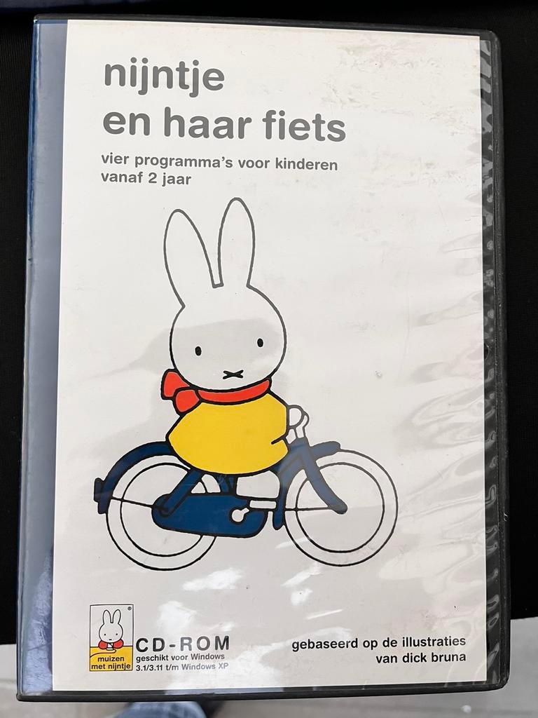 Nijntje en haar fiets cd rom vanaf 2 jaar (ds53)*, Ophalen of Verzenden, Zo goed als nieuw