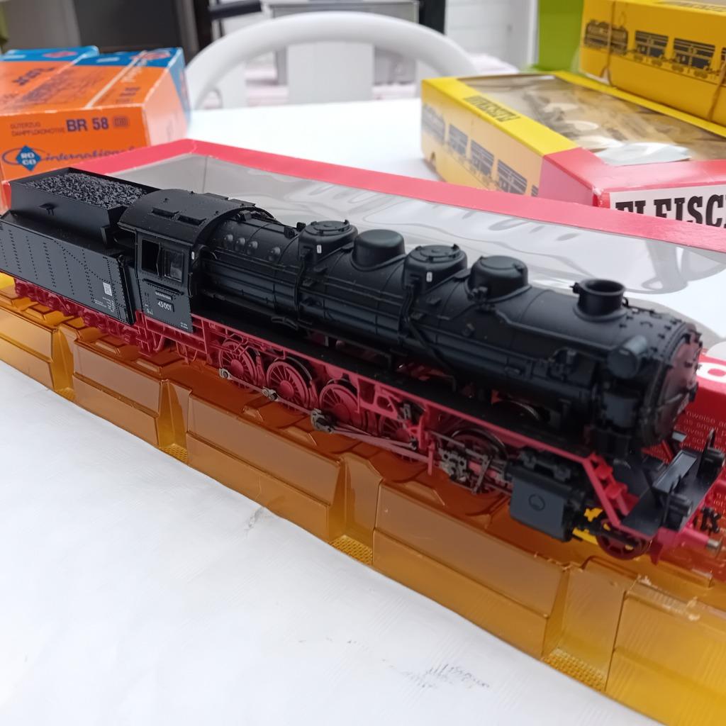 2 duitse Fleischmann stoomloc's type 38 & 043, Verzamelen, Ophalen of Verzenden, Gebruikt, Trein, Schaalmodel