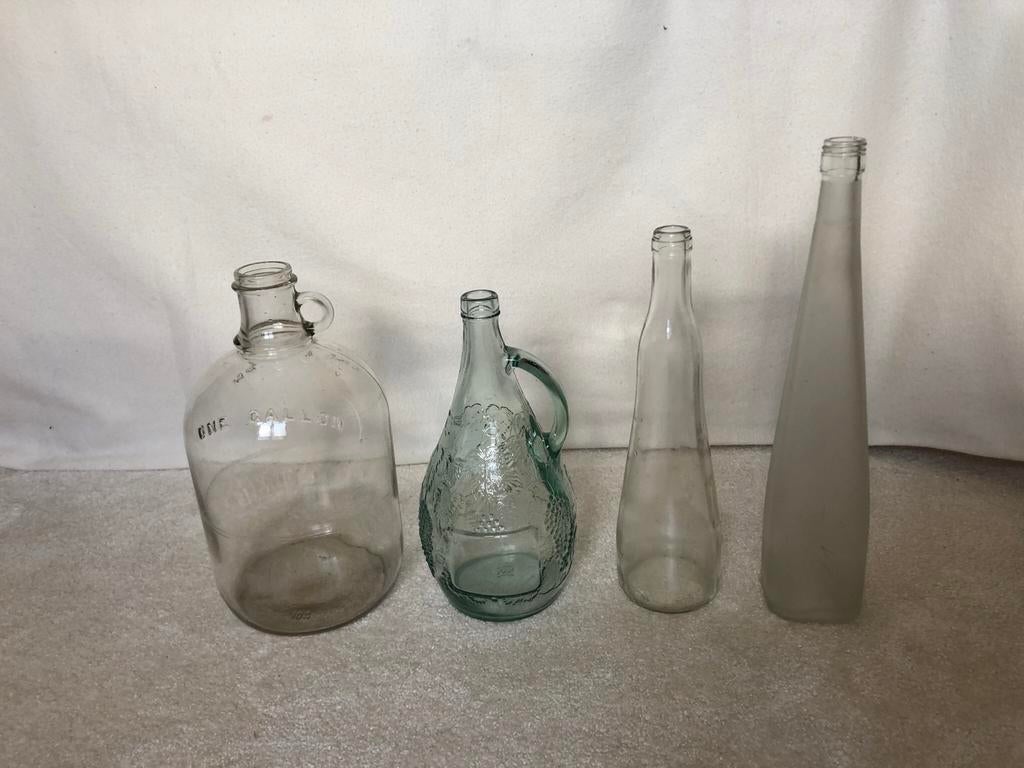 Bouteilles diverses, Utilisé