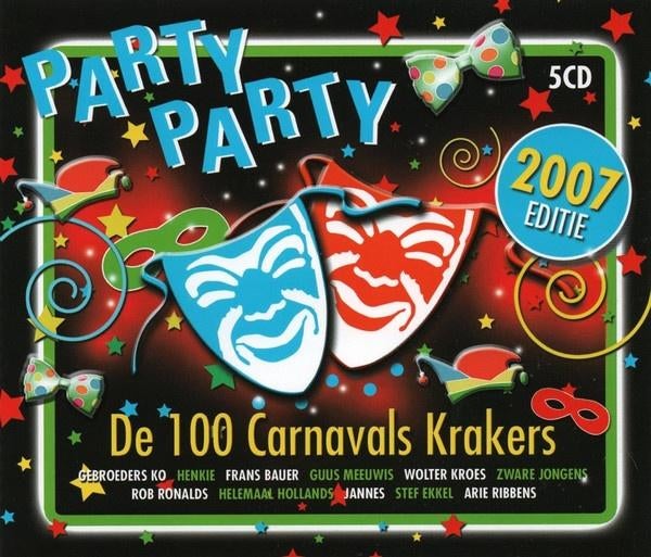 Party Party De 100 Carnavals Krakers - Various (5 CD-Box), Ophalen of Verzenden, Zo goed als nieuw, Pop, Boxset