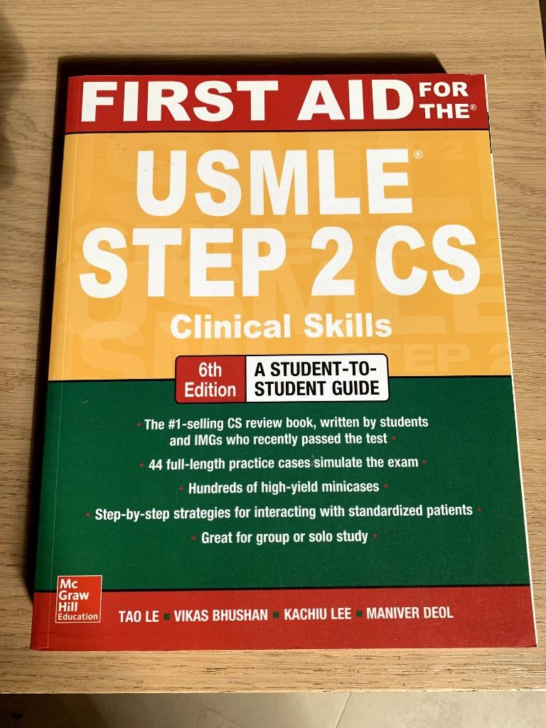USMLE Step 2 CS - 6ème édition - état parfait, Enlèvement ou Envoi, Gamma, Mc Graw Hill, Enseignement supérieur