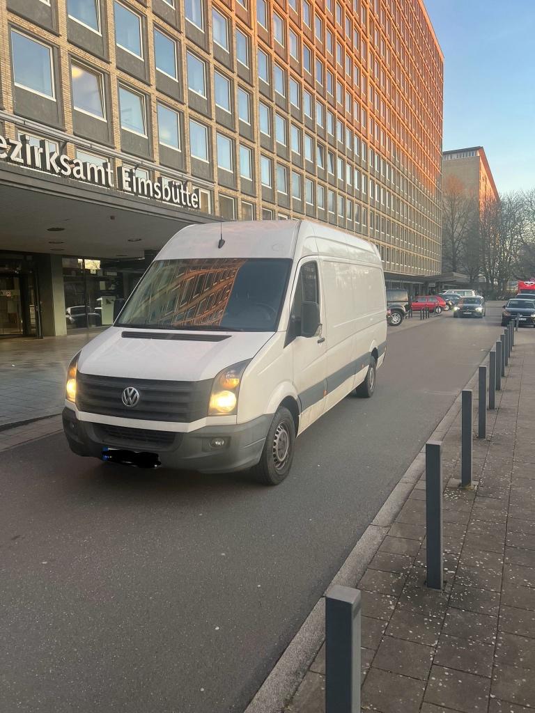Volkswagen Crafter L3, Auto's, Zwart, 1969 cc, Volkswagen, Wit