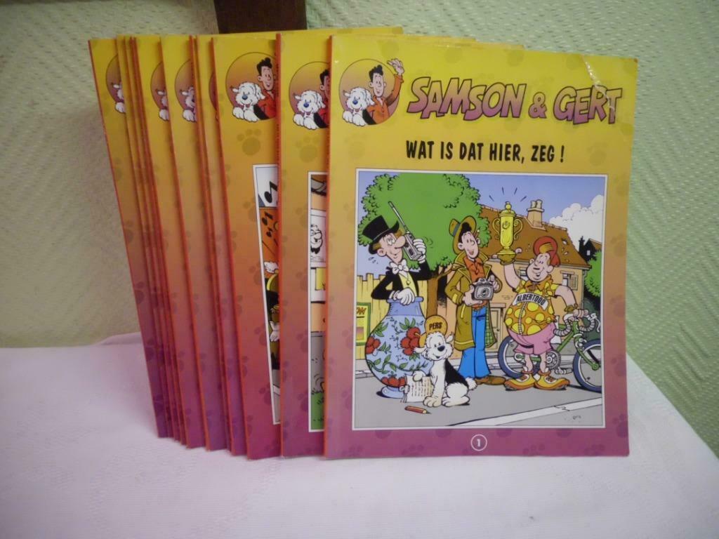 Samson & Gert nr.1/2/3/4/5/6/7/8/9/10/11, Boeken, Meerdere stripboeken, Ophalen, Zo goed als nieuw