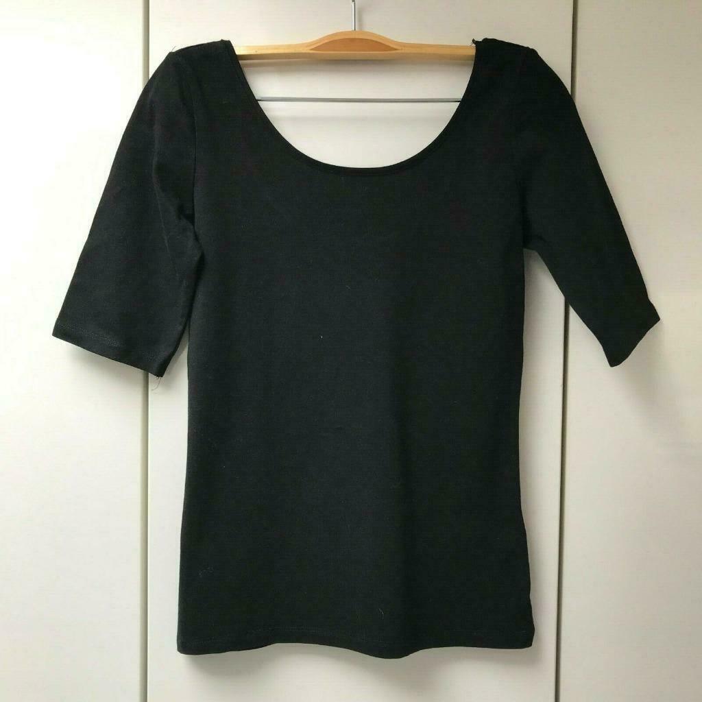 Clockhouse Basics T-shirt - Maat M, Maat 38/40 (M), Zwart, Ophalen of Verzenden, Zo goed als nieuw