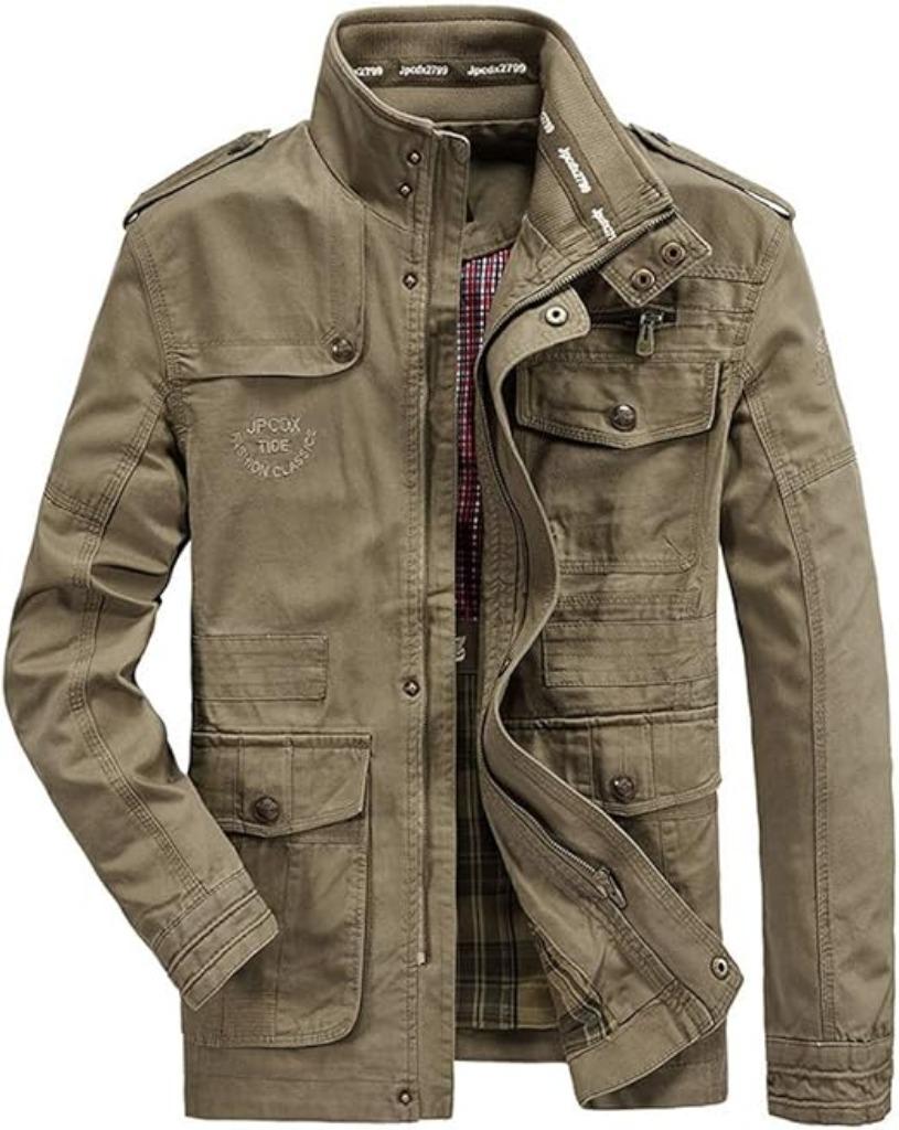 veste parka  kaki, Enlèvement ou Envoi, Comme neuf, Taille 48/50 (M), Vert