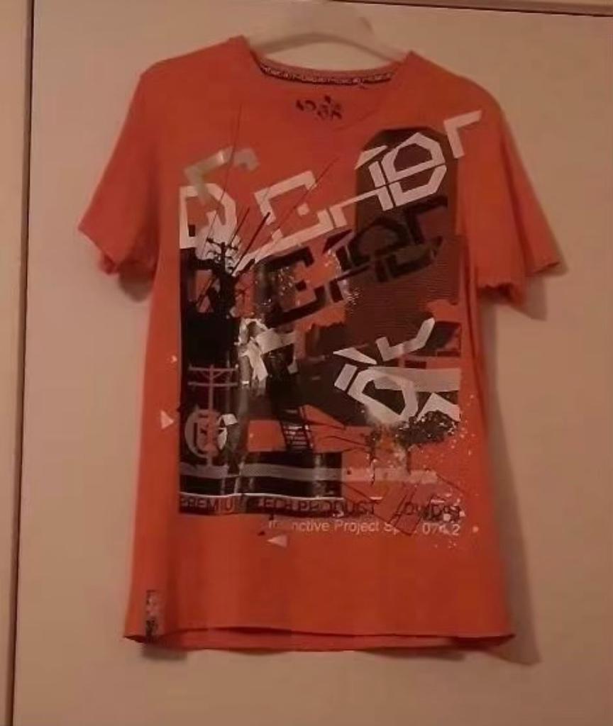 Oranje t shirt maat 170/176, Enfants & Bébés, Vêtements enfant | Taille 170, Enlèvement ou Envoi, C&A, Garçon, Chemise ou À manches longues
