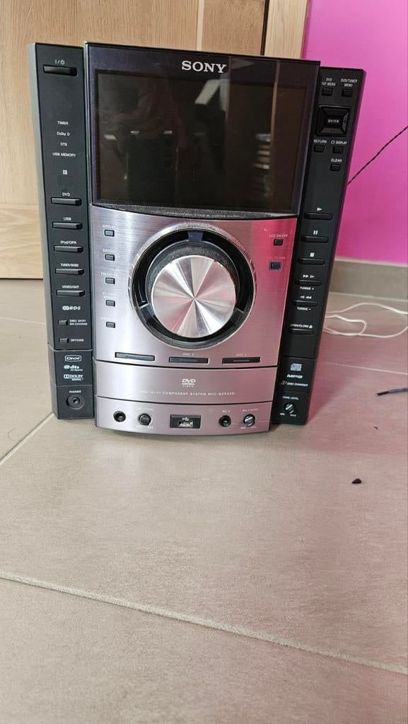 Stereoketen Sony met cd wisselaar inclusief twee boxen, Ophalen, Gebruikt, Sony