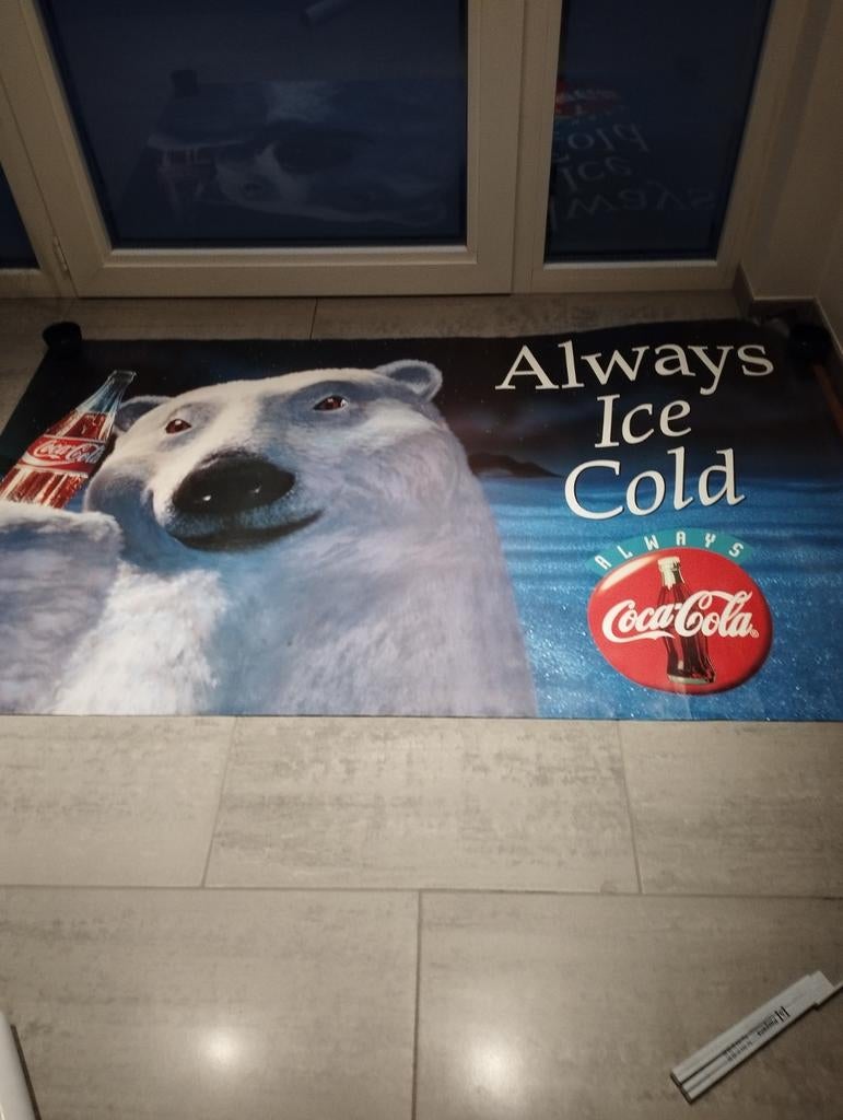 Grote poster Coca Cola, Ophalen of Verzenden