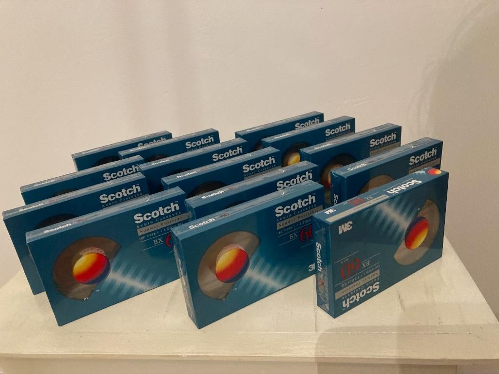 Cassette audio Scotch 3M BX60 NEUVE - New old stock, Enlèvement ou Envoi, Neuf, dans son emballage, 2 à 25 cassettes audio, Originale