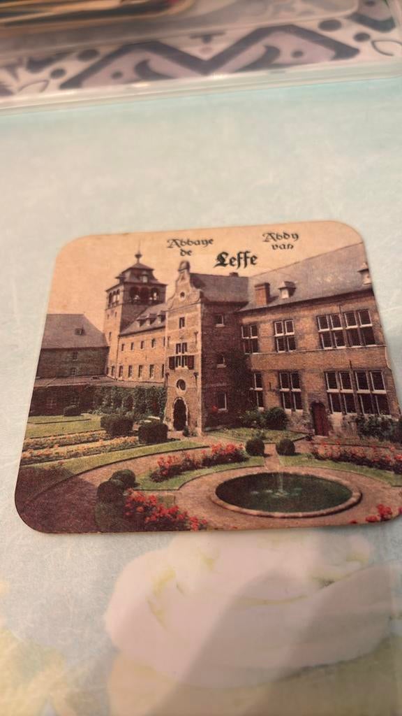 Bierviltje Leffe, Verzamelen, Biermerken, Ophalen of Verzenden, Gebruikt, Leffe