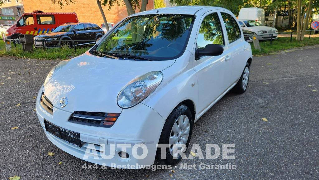 Micra | 1ste Eig. | LEZ OK | Keuring + garantie, Auto's, Nissan, Voorwielaandrijving, Stof, 4 cilinders, Wit