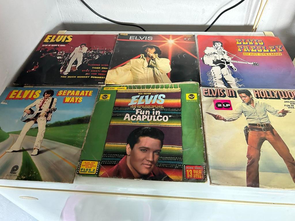 disque vinyle elvis le lots 50 euro, Enlèvement, Utilisé, Autres formats, Rock and Roll