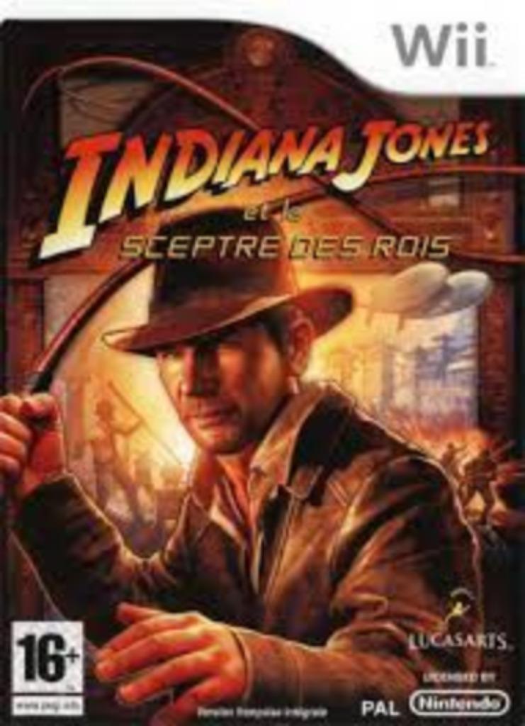 Indiana Jones en de scepter van de koning (Wii), Avontuur en Actie, Gebruikt, Ophalen of Verzenden, 3 spelers of meer