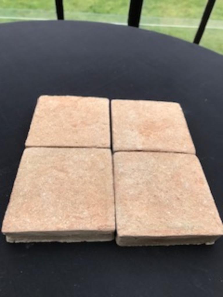 Lot Terracottategels /Spaans 2,5m, Doe-het-zelf en Bouw, Tegels, Nieuw, Overige materialen, Minder dan 20 cm, Minder dan 20 cm