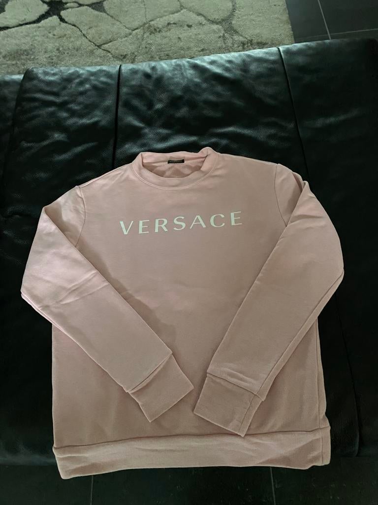 Versace sweat poeder rose it 40 (S), Ophalen of Verzenden, Zo goed als nieuw, Maat 36 (S), Roze