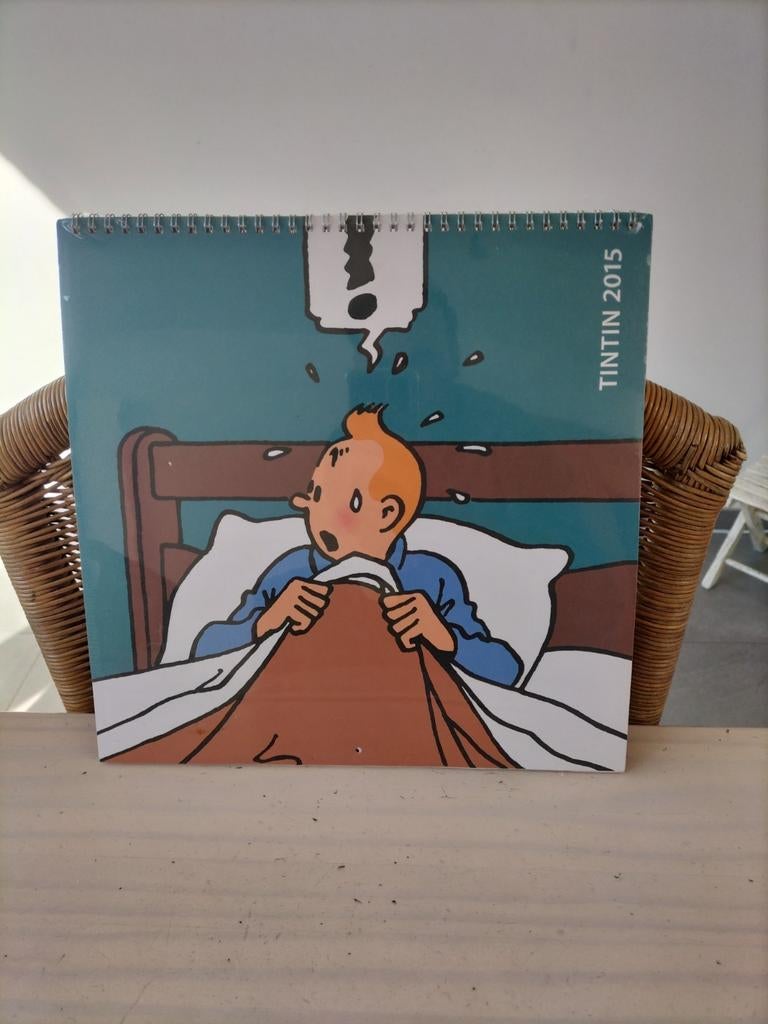 Le calendrier Tintin 2015 est toujours sous blister, Enlèvement ou Envoi, Tintin