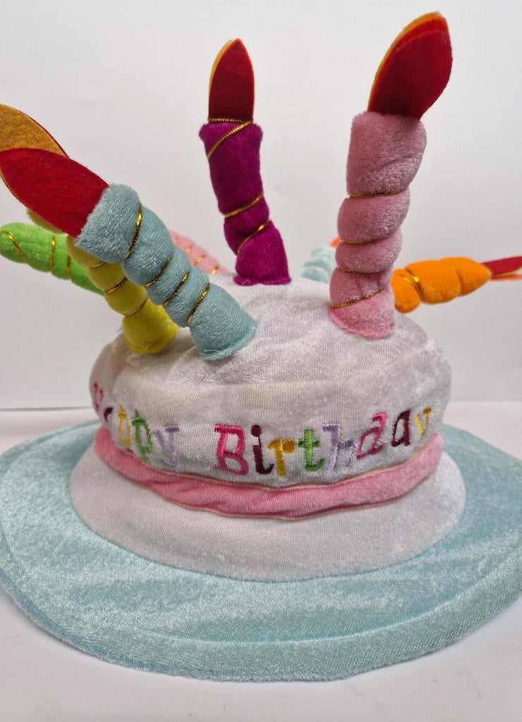 🎂 Happy Birthday- Verjaardags-Taart-Hoed 🎂, Ophalen of Verzenden, Zo goed als nieuw