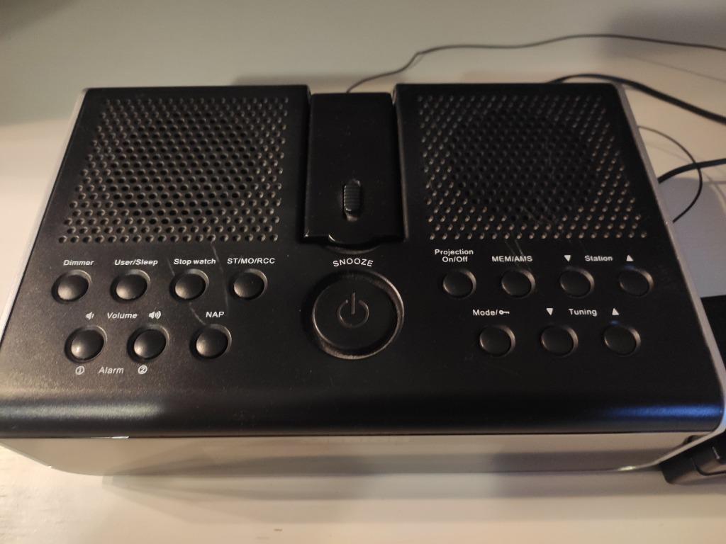 Klokradio Medion met projectie op muur, Elektronische apparatuur, Wekkers, Ophalen, Gebruikt, Digitaal
