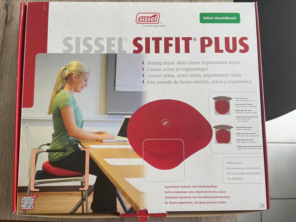 Sissel Sitfit Plus Zitkussen Zwart + Pomp, Enlèvement ou Envoi, Neuf, Autres types