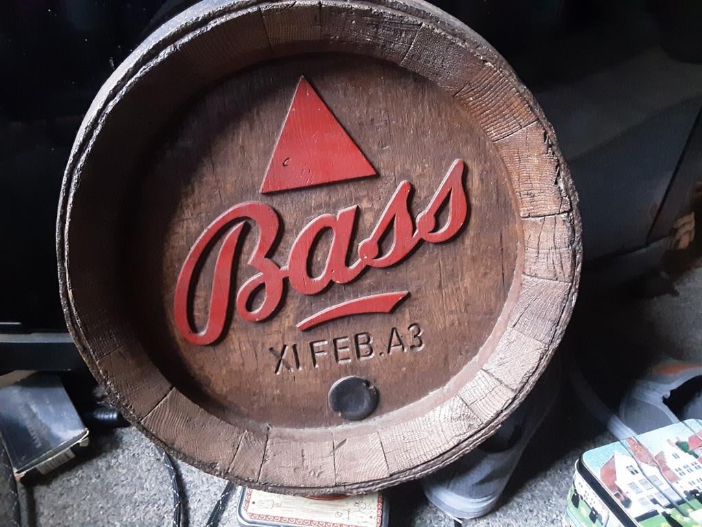 Reclame bord in hout, Verzamelen, Biermerken, Ophalen