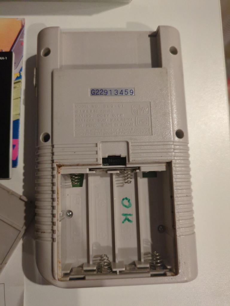 Originele witte Gameboy, werkend, in doos, Ophalen of Verzenden, Zo goed als nieuw, Game Boy Classic