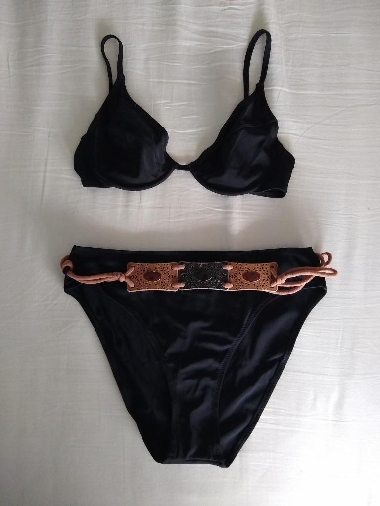 Bikini zwart met originele ceintuur, merk Rodeo Sports, Ophalen, Nieuw, Bikini, Rodeo Sports