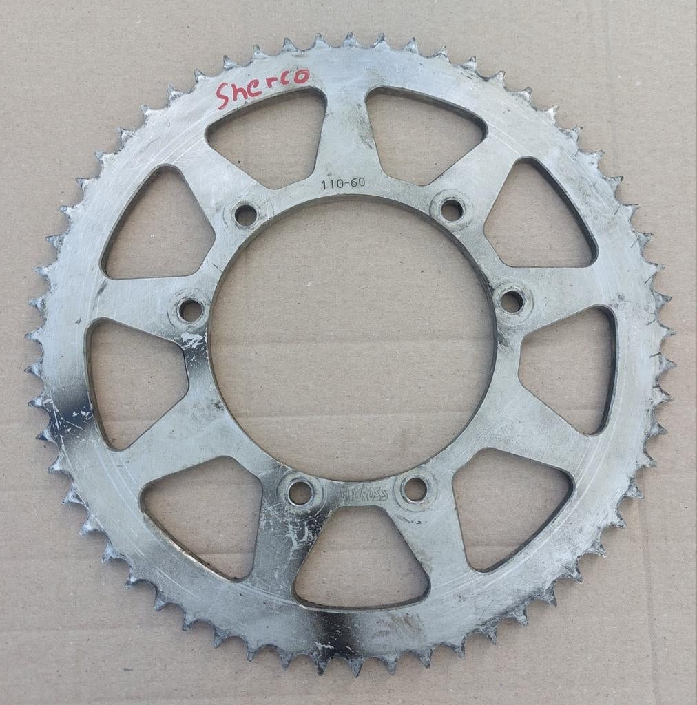 Sherco 50 achtertandwiel, 125 in 60 tanden, Ophalen of Verzenden, Gebruikt