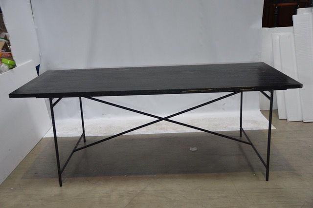Furnified houten eettafel 210x90x75 cm, Huis en Inrichting, Tafels | Eettafels, Gebruikt, 50 tot 100 cm, 200 cm of meer, Vijf personen of meer