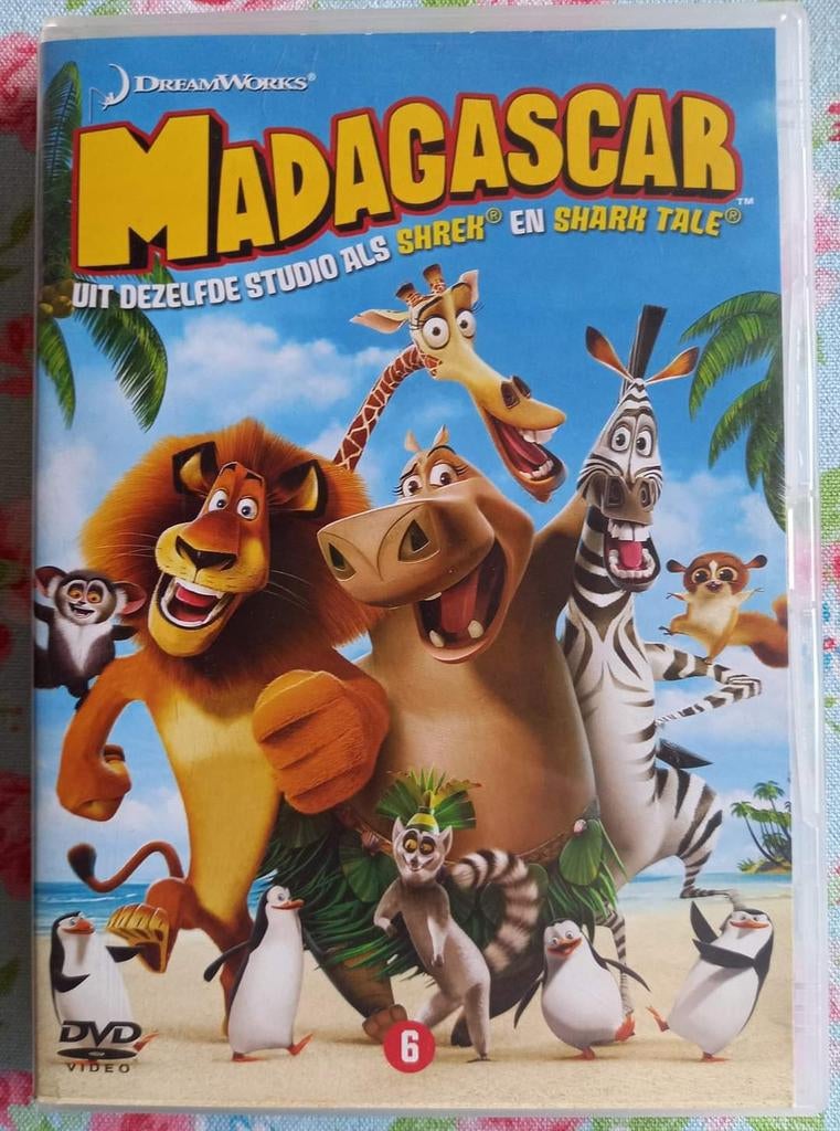 DVD Madagascar, Cd's en Dvd's, Tekenfilm, Amerikaans, Ophalen of Verzenden, Zo goed als nieuw