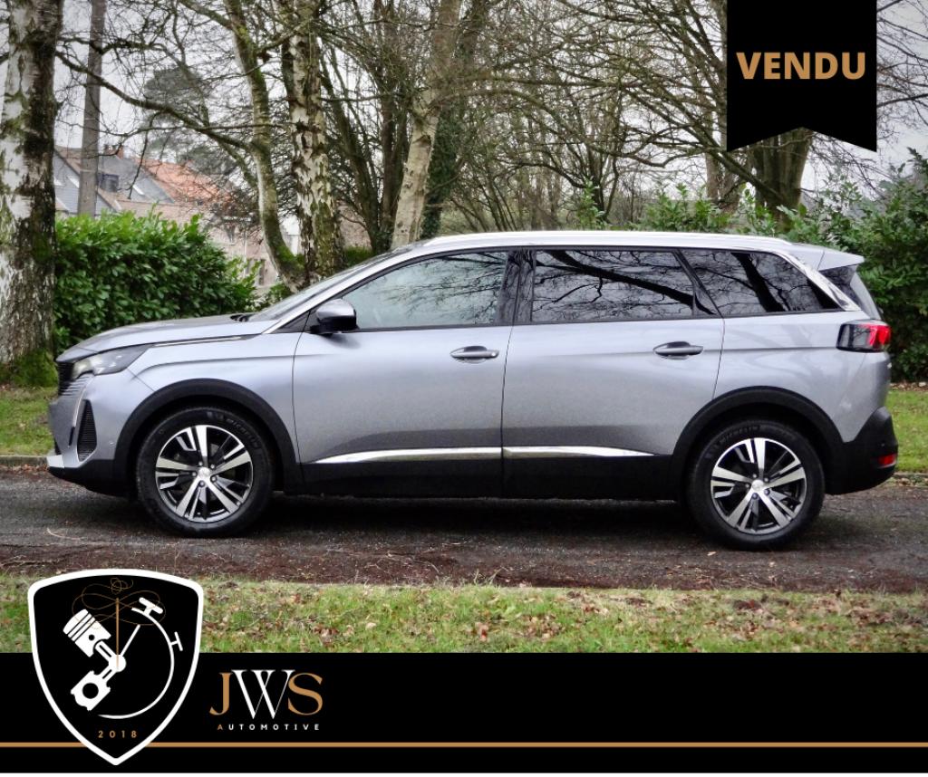 Peugeot 5008 1.5D 130 EAT8 7PL  ** VENDU **, Autos, Peugeot, Argent ou Gris, Achat, 1611 kg, Euro 6