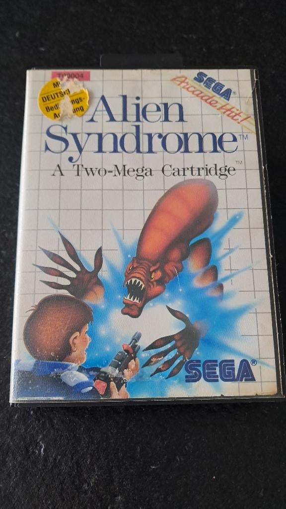 Sega Master System Alien Syndrome 1987, Games en Spelcomputers, Ophalen of Verzenden, Master System