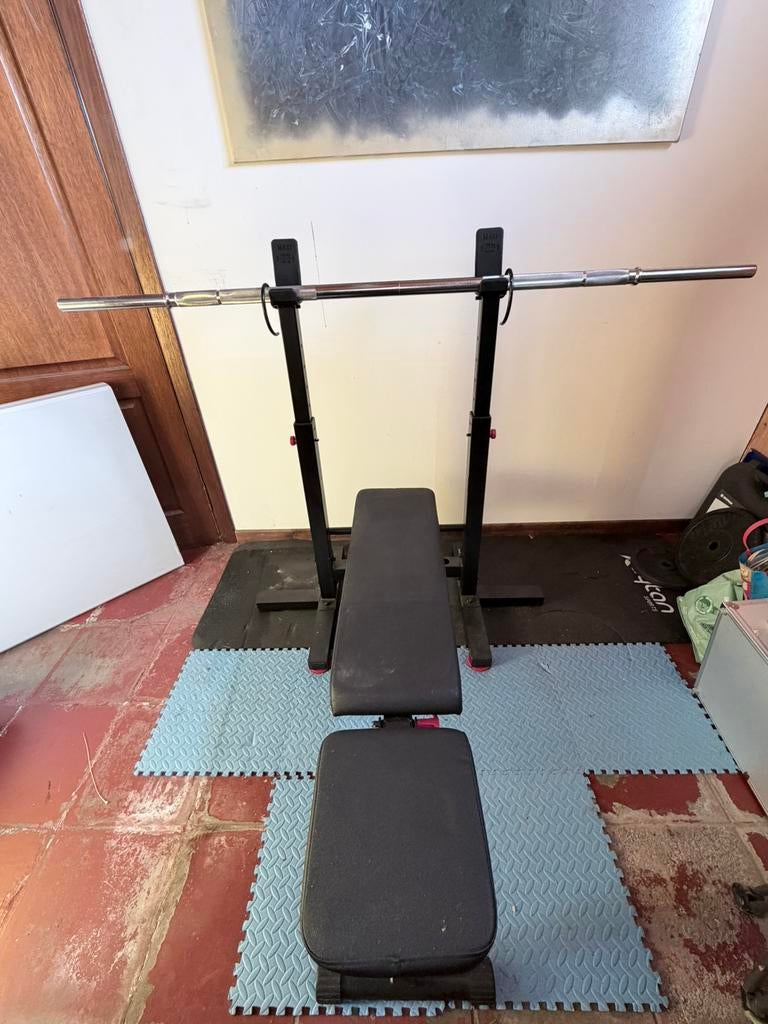 Banc musculation pliable, Enlèvement, Comme neuf, Bras, Banc d'exercice