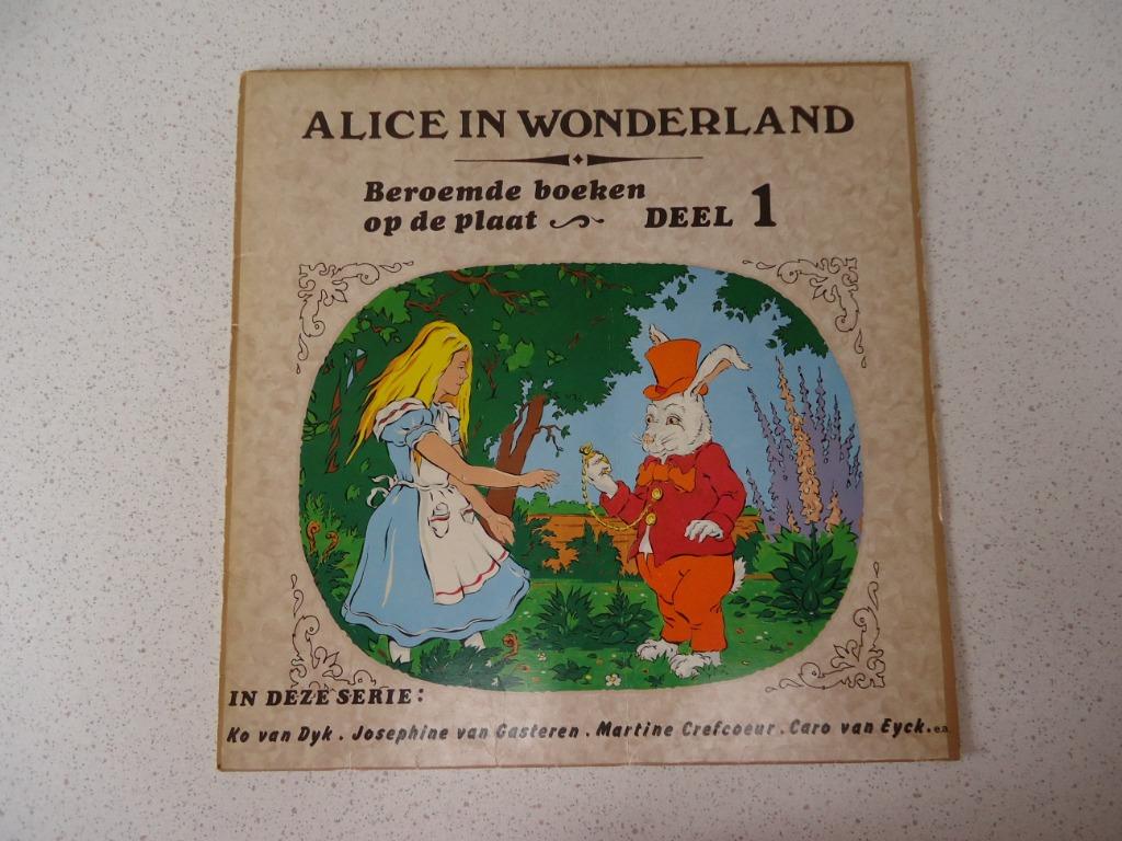 Sprookjes LP "Alice in Wonderland" Beroemde Boeken op de PLa, Enlèvement ou Envoi, Utilisé, 12 pouces, Autres genres