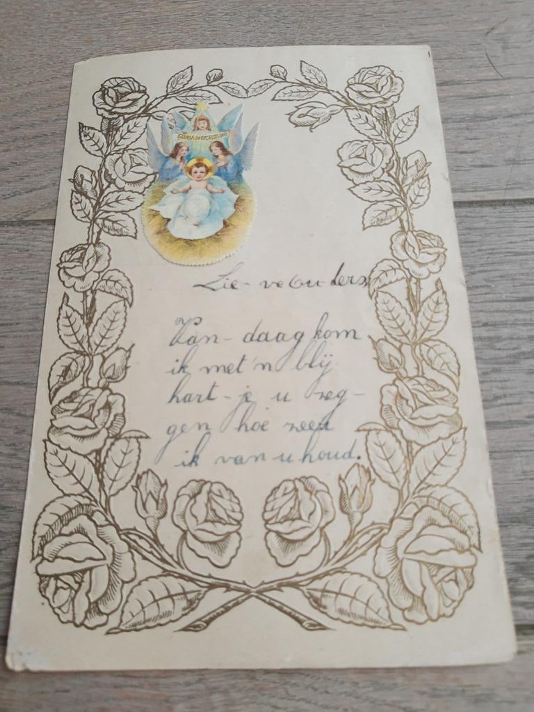 Nieuwjaarsbrief Balegem 1934, Antiek en Kunst, Ophalen of Verzenden