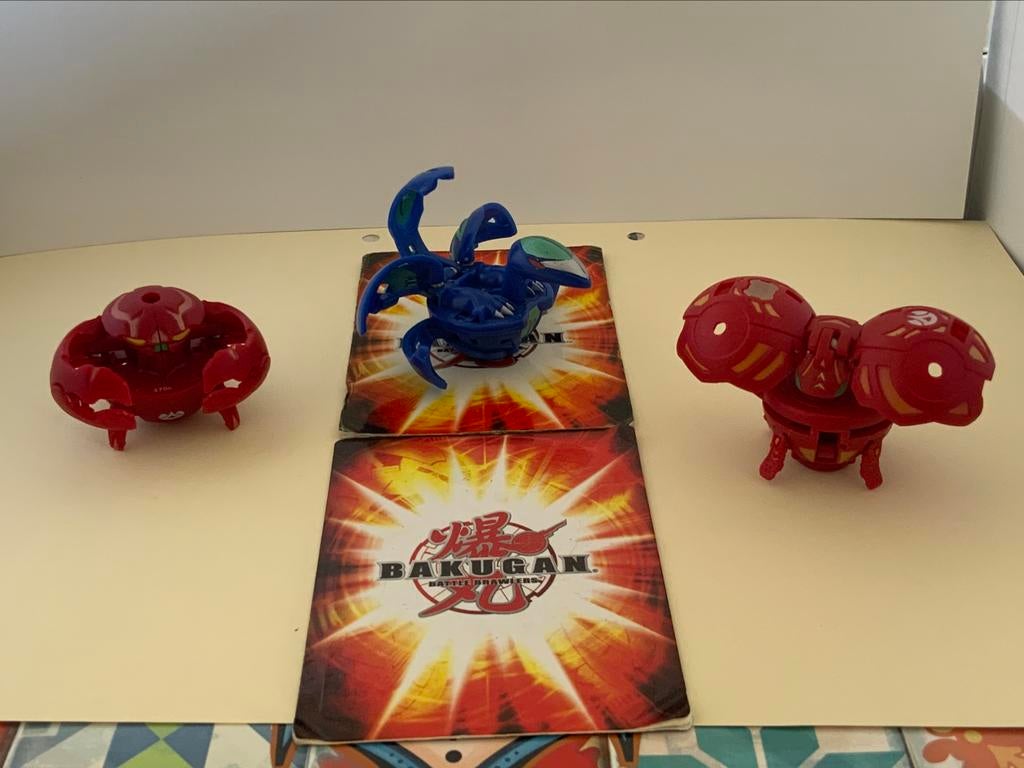 Bakugan figuurtjes Battle ground - kaarten (lot of apart), Ophalen of Verzenden