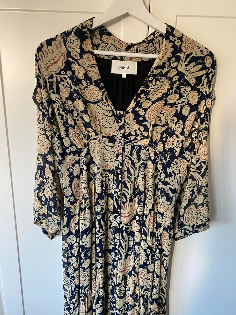 Jurk Ba&sh, Kleding | Dames, Jurken, Verzenden, Zo goed als nieuw, Blauw