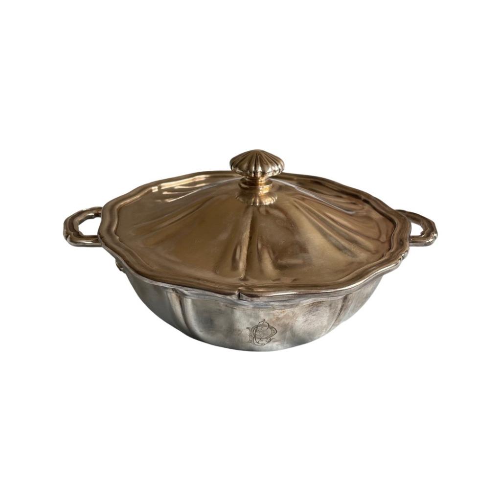 Wiskemann Terrine in zilver metaal, Ophalen of Verzenden, Zilver