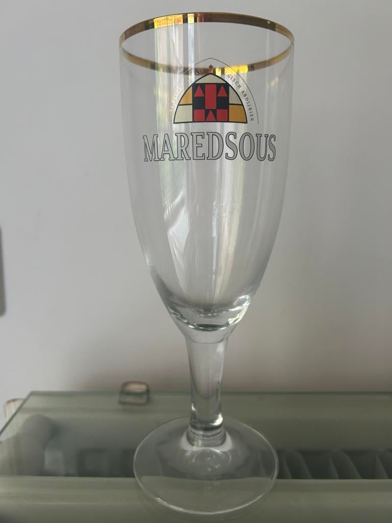 Verres à bière Maredsous 0,3 L, Enlèvement, Comme neuf